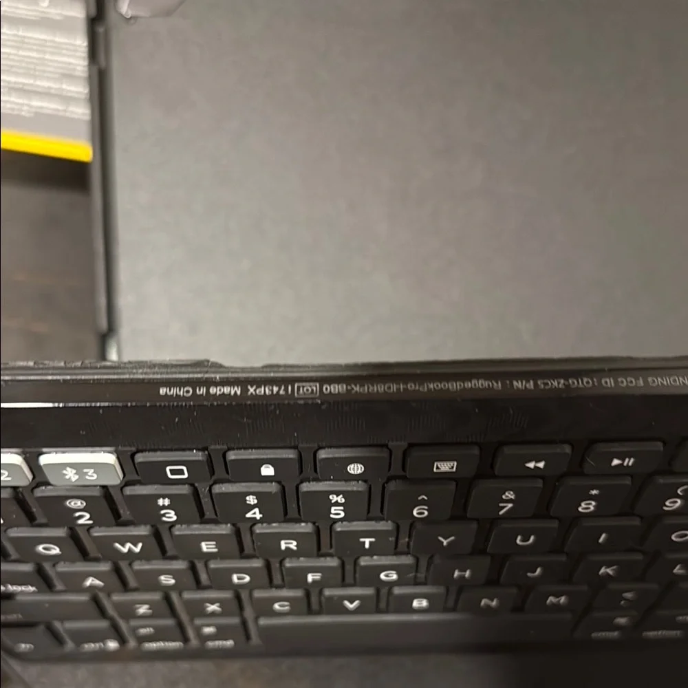 Black Rugged Tablet Keyboard for iPad Pro